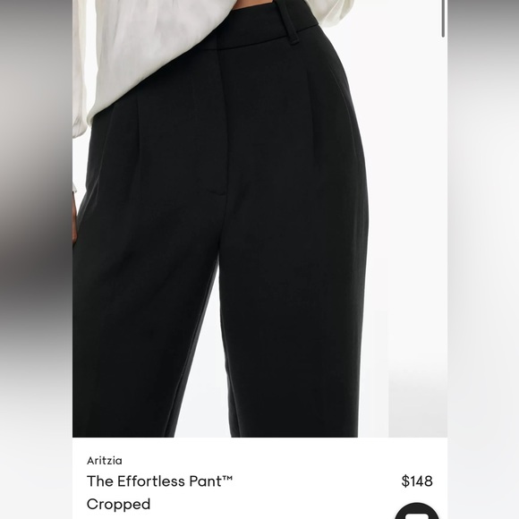 Aritzia Effortless Pant (Regular Length Cropped) - Picture 2 of 5